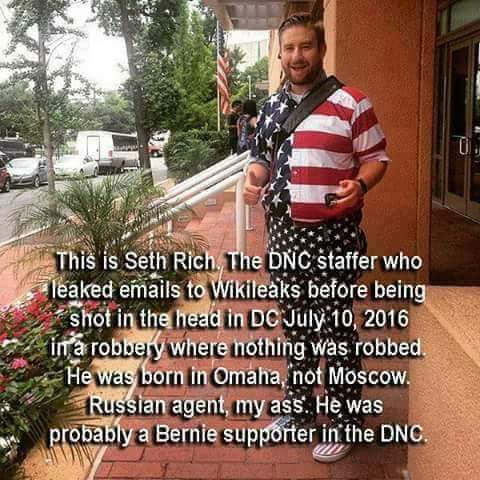 @DJJackMillz @donnabrazile She knows it!!  DNC hack was INTERNAL.  Data transfer speed was already shown to be too high for an over the air transfer.   Most likely a local USB/Jump drive.  Russia narrative dead in the water...

#SethRich
#HisNameWasSethRich 
#SethRichMurder
#RussianCollusion 
#DNCLeaks