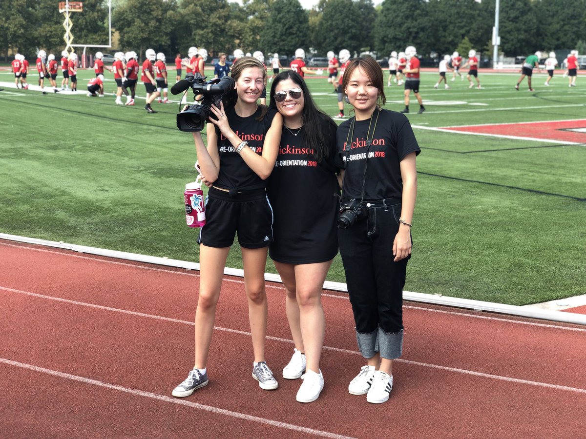 DsonRedDevils's tweet photo. Productive Day 1 of @RDVLSsportsnet Pre-O 🔥 Welcome to #Dson2022 RDSN students Caroline, Sasha, Julie, Tres, Luke, Jack, and Sam - learning basics of sport multimedia and marketing! Thanks to @DCFieldHockey and @DCRedDevilFB for teaming up with us #DsonPhotos #DsonProud #WhyD3 https://t.co/Wnn0BafzC0