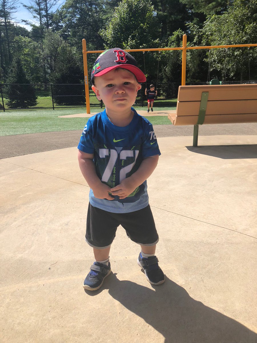richwise26's tweet photo. He’s all boy. Go Red Sox😊My grandson - so special - Keegan. https://t.co/lZiN1VJtTt