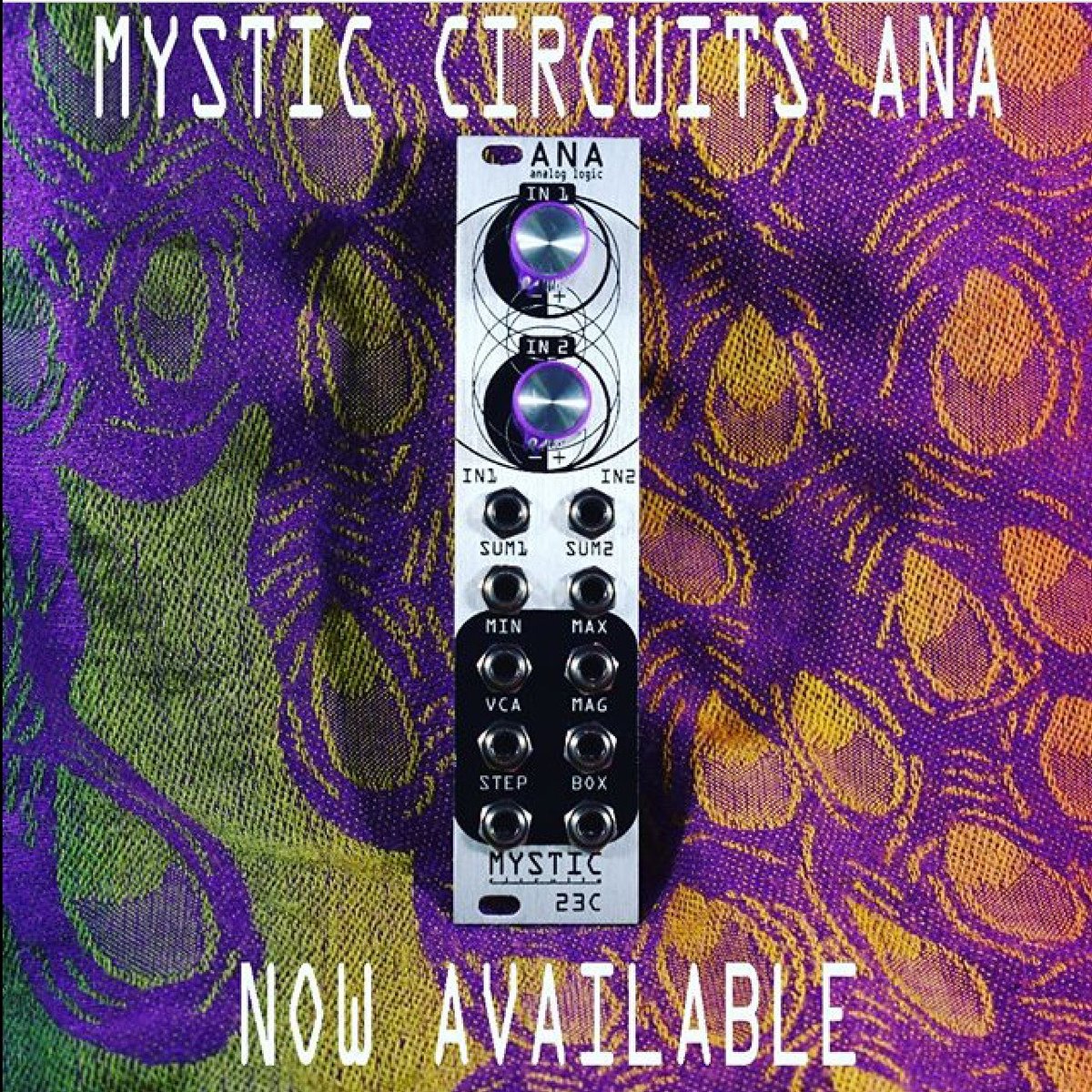 patchwerks_'s tweet image. Join us this Thursday, 8/30, 6-8 PM as Eli of #MysticCircuits reveals &amp;amp; demonstrates his newest #module, ANA!

What mystical #modular powers does #ANA harness? Experience ANA at Mystic Circuits ANA Reveal &amp;amp; #Demonstration at #Patchwerks. For more info:
👇
facebook.com/events/2448141…