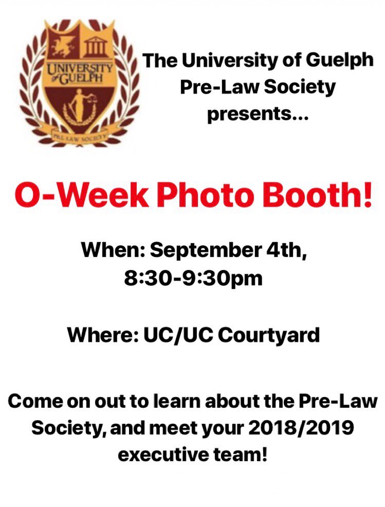 University of Guelph Pre-Law Society tweet media