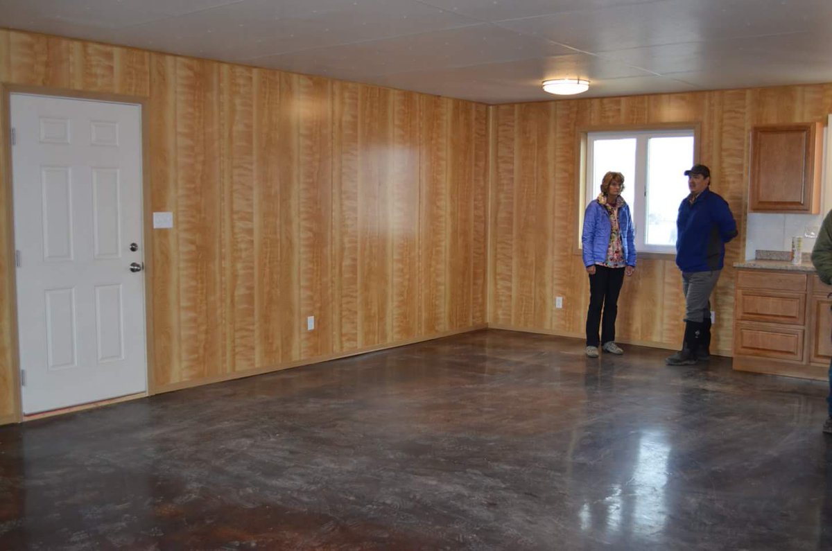 While the living conditions of overcrowded homes were heartbreaking, we also had a chance to see some of the new homes being constructed-- just a fraction of what is needed but a positive step towards creating a healthier, happier future for the community of Savoonga.