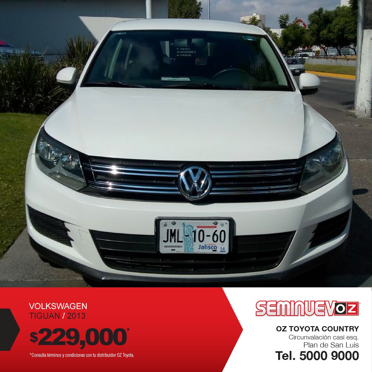 seminuevoz's tweet photo. Para viajar solo o acompañado 🚗 este #Tinguan lo encuentras en nuestra sucursal #OZToyotaCountry 🤩 https://t.co/QQPkCmcx9C