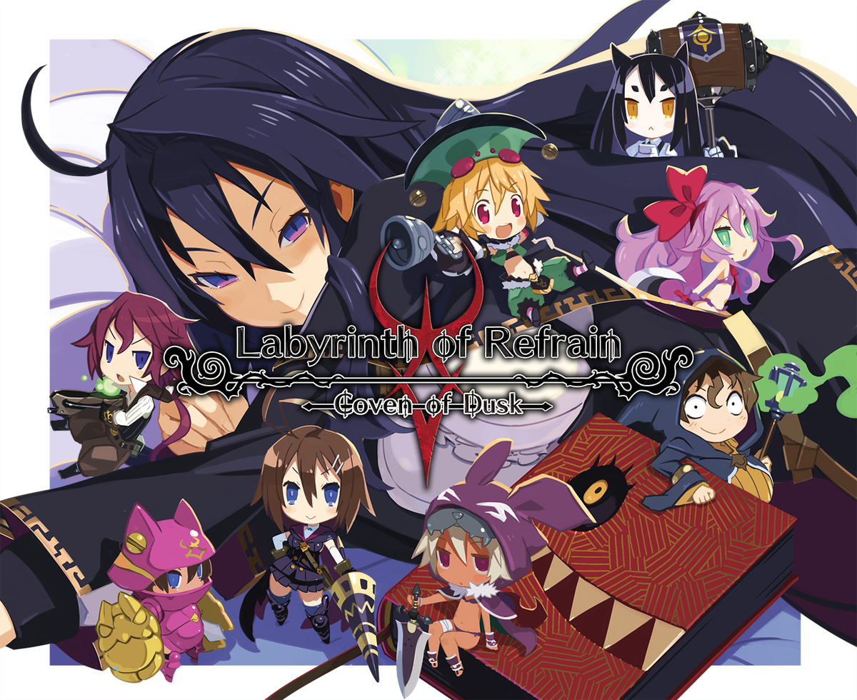 Labyrinth of refrain. Coven of dusk. coven and labyrinth of refrain. labyrinth of refrain: coven of dusk art.
