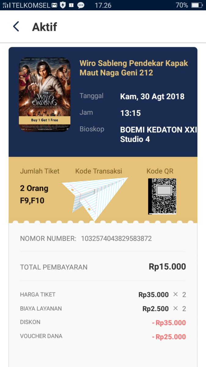 Review awal dari yang kemaren nonton gala premiere #WiroSableng positif-positif banget nih muantapp! Makin #siapsableng