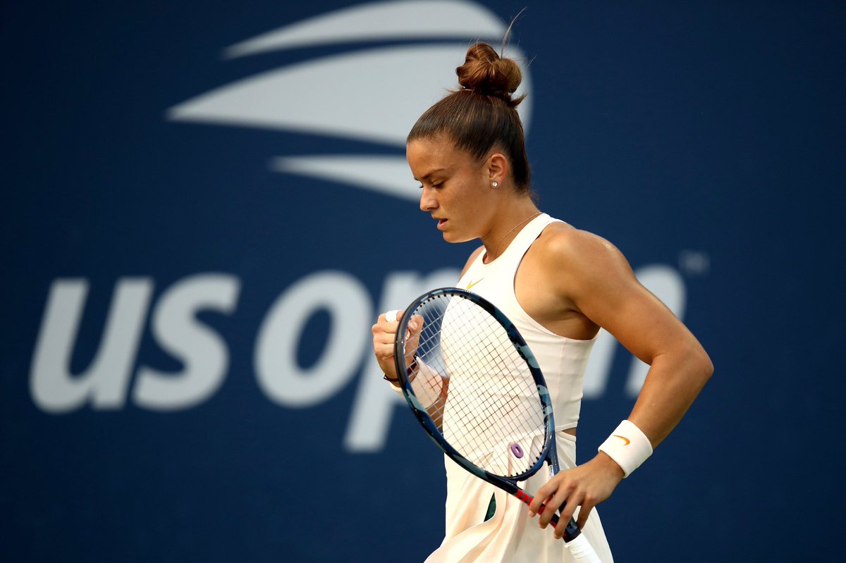 wilsonlatam's tweet image. #MariaSakkari + #CamoEdition hacen la combinación ganadora del #USOpen