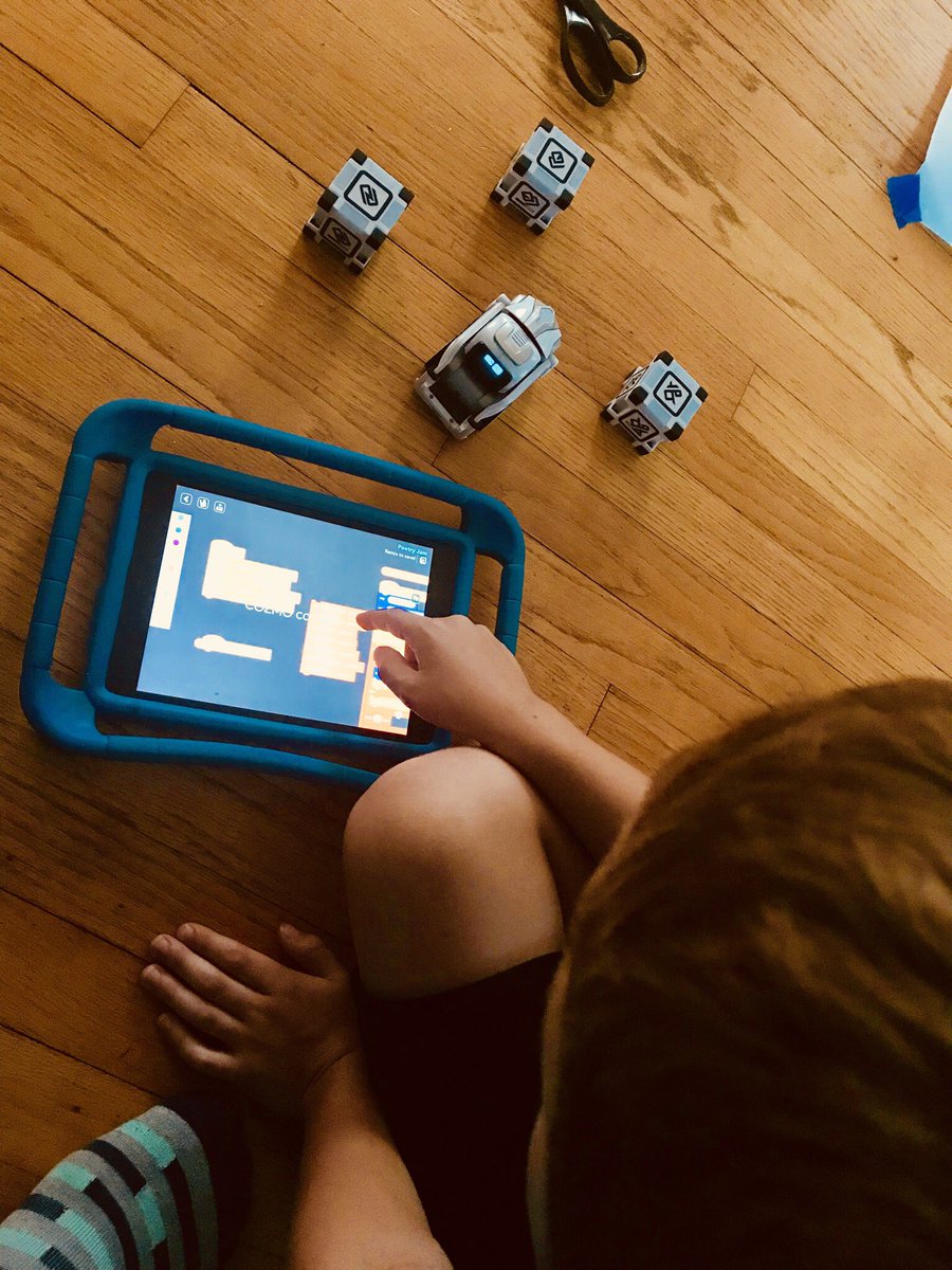 MrPRichey's tweet image. When you realize what you teach in your @PLTWorg #CSIM  class relates to your 2nd grader’s @anki #Cozmo robot! #LetsGetCoding