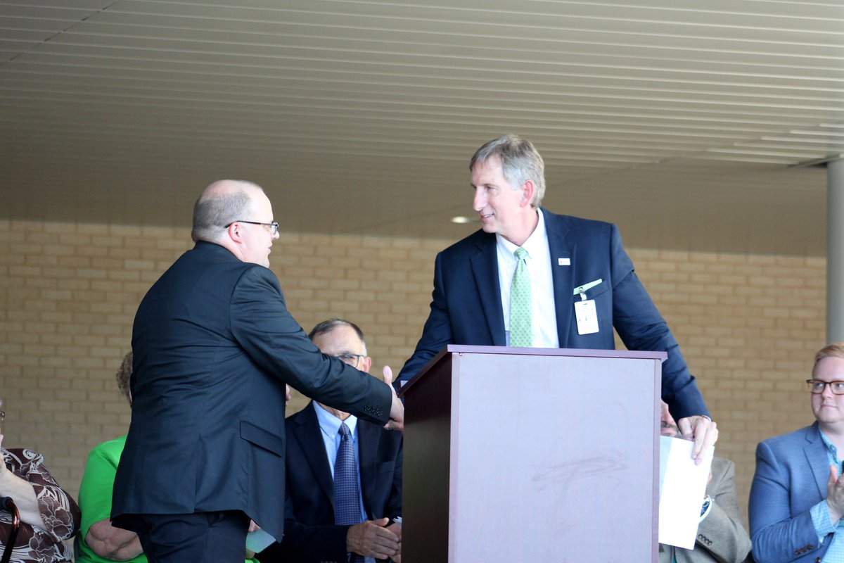 A few photos from tonight's ribbon cutting of the new building. As Principal Curtis Stevens said "South High 2.0 with windows."