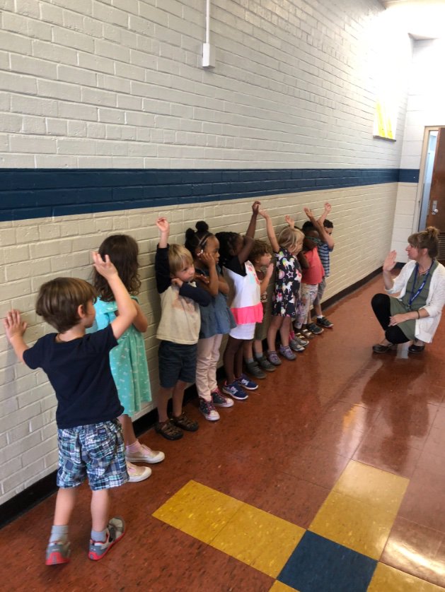 Raise your hand if you had a great first day of school! Loved having these sweet, excited learners with us to kick off our year together! #TheACSWay @AVLCitySchools @AVLPrimary