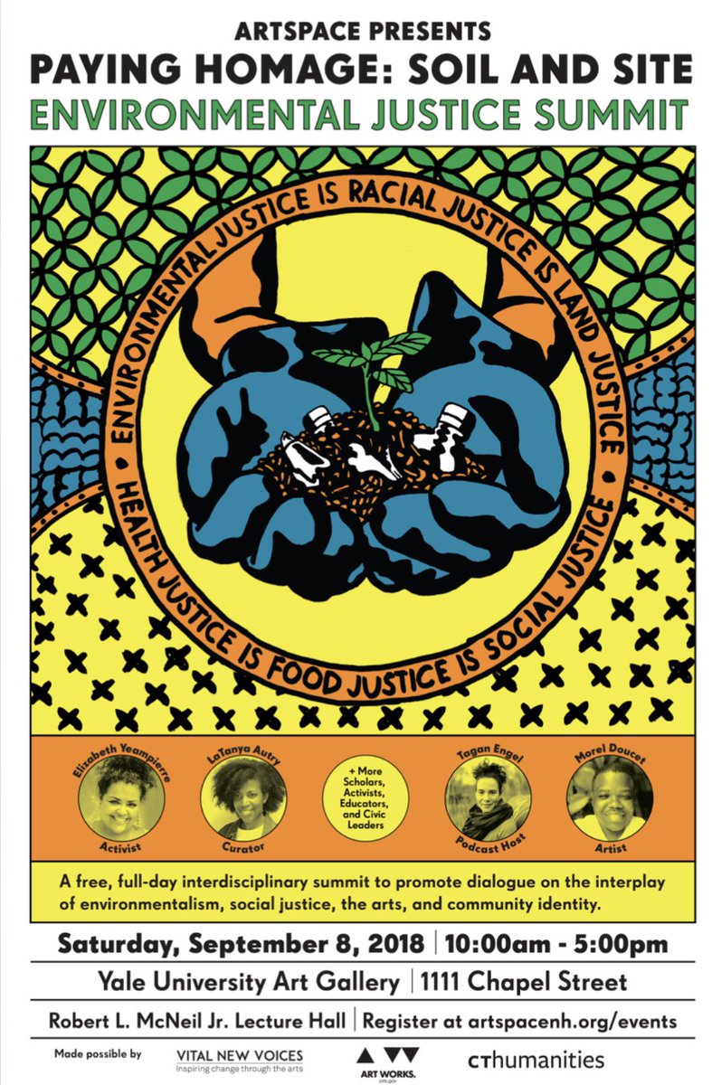 yeampierre's tweet photo. September 8th Join Us in Paying Homage: Environmental Justice @Yale https://t.co/B0xF76OyXO
#soilandsite #OurPowerPRnyc
#artspacenh #climatejustice https://t.co/ulXqWOsXmH