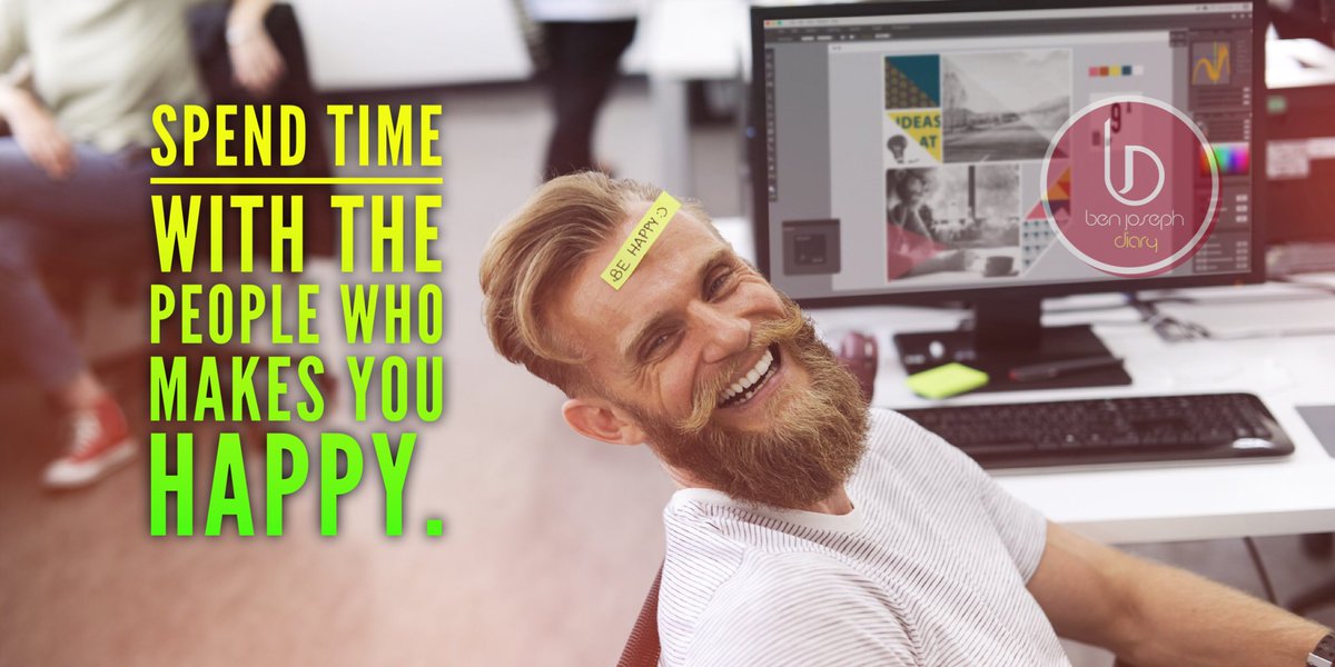 Happiness is contagious. Finding the time time to be with people who knows how to create their own happinesses is one of the best way to lift your spirits and reset your soul. As the old saying goes; “We become like those we choose to hold closest.” ~ 🙂❤️