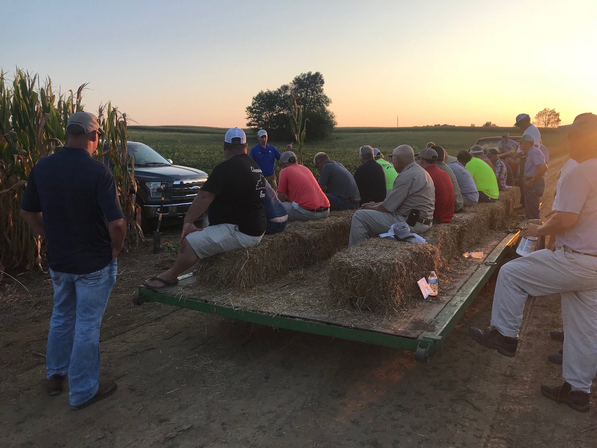 Great talk - even better sunset.