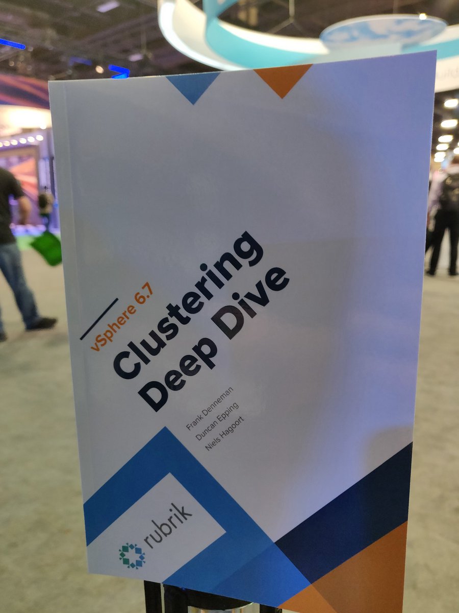 JosephPolcar's tweet image. Received a signed copy of the vSphere 6.7 Clustering Deep Dive book! @rubrikInc #ClusteringDeepDive