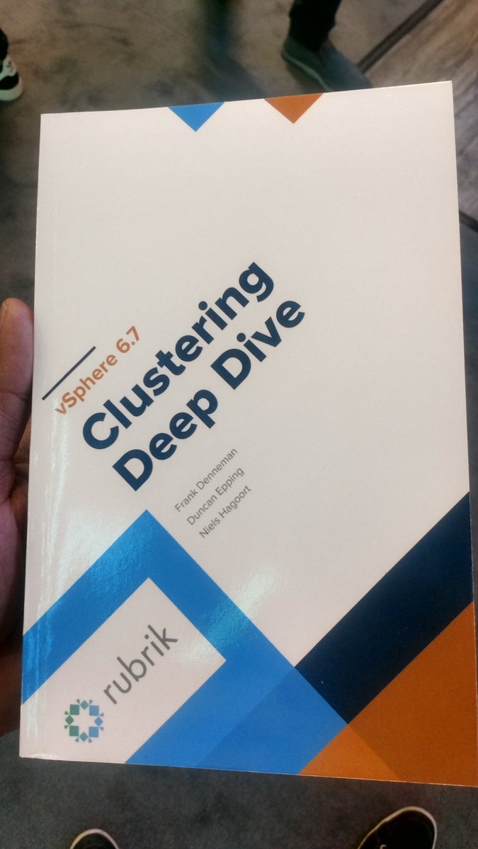 arlessantana's tweet image. Thank you @rubrikInc for the #ClusteringDeepDive book.