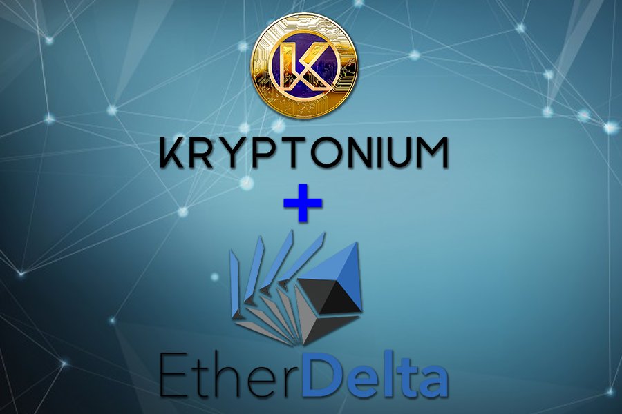 kryptonium_'s tweet photo. Kryptonium is now trading on EtherDelta. Head on over to https://t.co/Mtec6NQyq8.

Now you can buy and/or sell KRYP, exchange your airdrop tokens to ETH, and have control over your Kryptonium

#Kryptonium #EtherDelta #KRYP #crypto #Blockchain https://t.co/2UKZfE0U7R