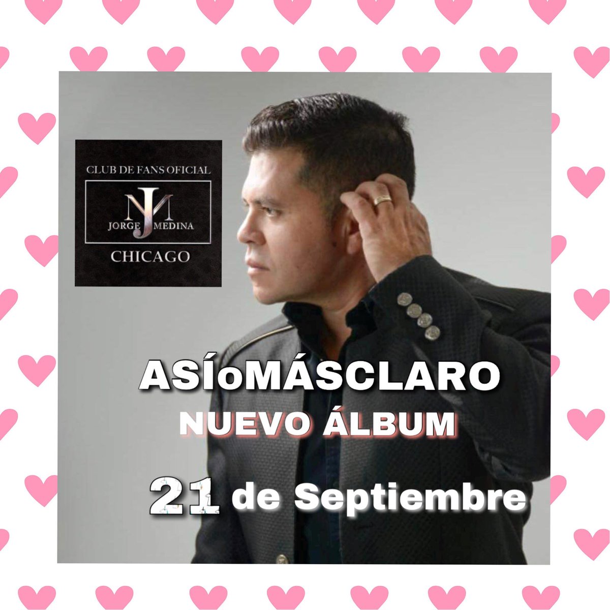 Lau_Vazquez33's tweet photo. Falta poco para el primer disco de Jorge Medina titulado Así O Más Claro #YoSoySedeGuanajuato👞 
#CuandoTeBeso https://t.co/6VewzCtKMq