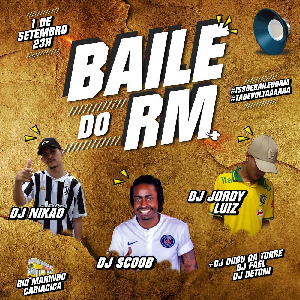 RmBaile's tweet photo. Sabadão tem o retorno do BAILE DO RM podem encostar que vai tá aquele pique, mais informações só chamar na dm💢💥🗼 https://t.co/y4IlJvoEkp