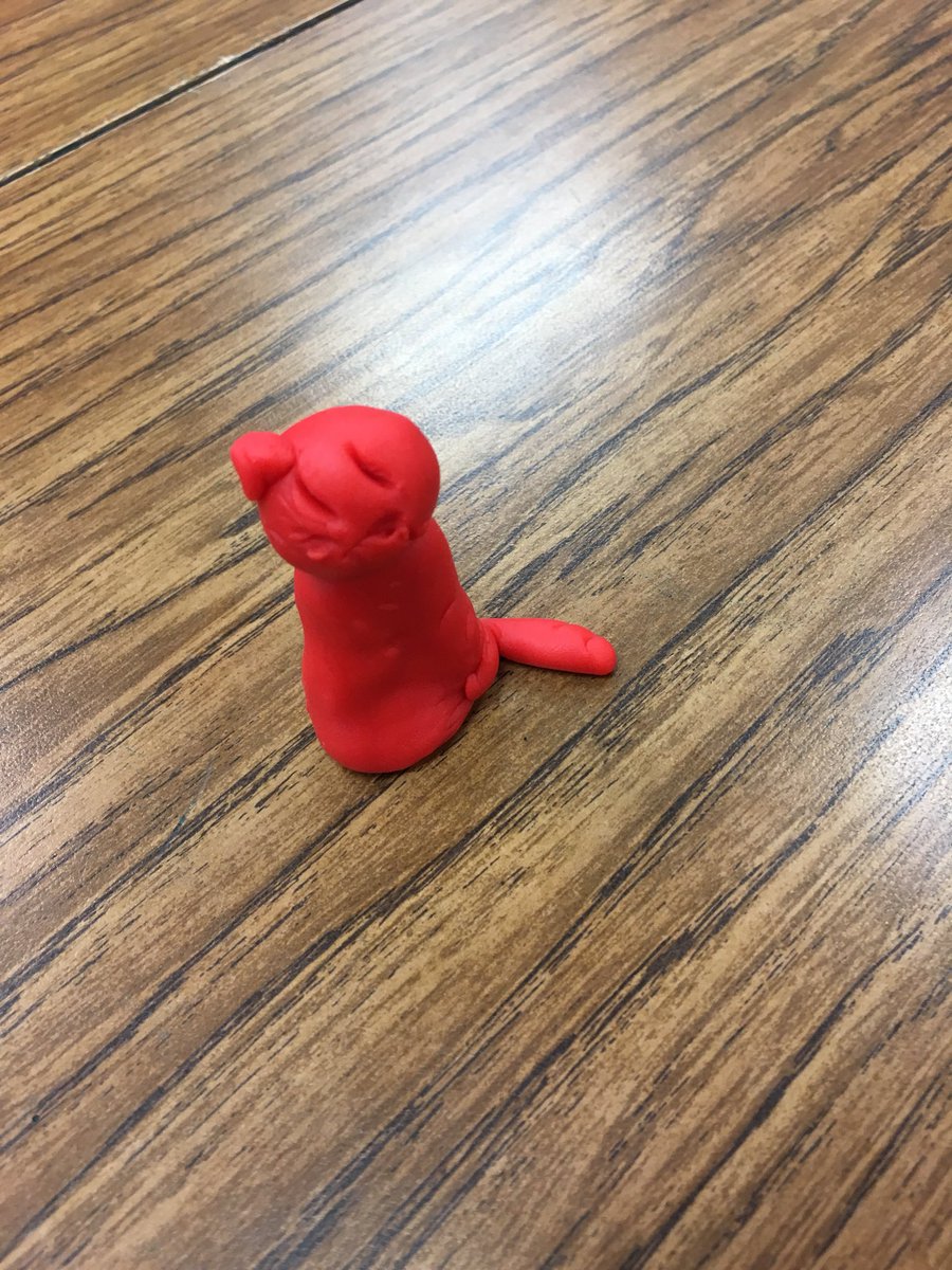 L2Tucker's tweet photo. Tucker’s 6ELA compared their playdoh creation to the writing process. Brainstormed idea fr ❤️map, began sculpting, added details, deleted items, added the final touches for presentation. Ask your child what they sculpted. #TheWestDen #LeadLMS #impactLMS https://t.co/psWggkwMuP