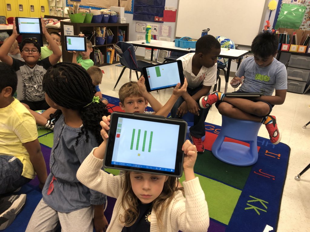 2ndHewitt's tweet photo. Learning with number pieces @Donald_ES #LISDculture https://t.co/hTfhLgJk7c