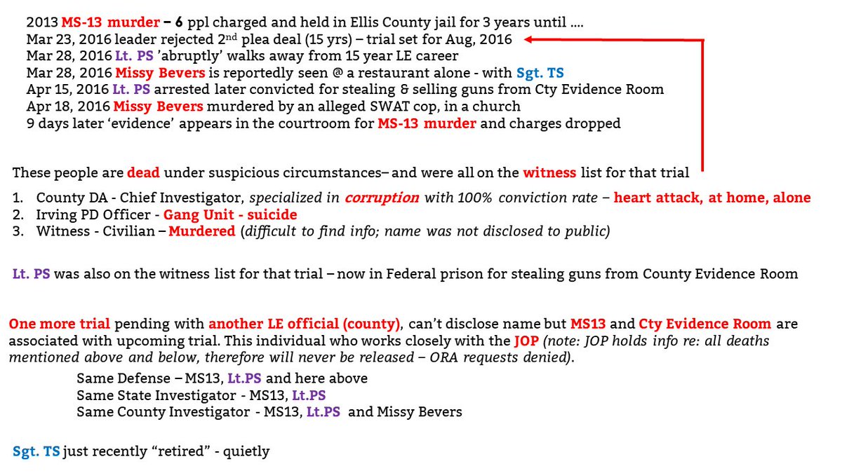 #GunControl #Corruption #MS13 #IllegalImmigration #missybevers #justice4missy #justice4missybevers #justiceformissy #justiceformissybevers @<a href="/TrueDiscovery4u/">TRUE discovery investigations, llc</a> <a href="/USAttyNealyCox/">US Attorney Erin Nealy Cox</a> <a href="/MidlothianPD/">Midlothian Police</a> <a href="/ECSOTX/">ECSO</a> <a href="/TxDPS/">Texas DPS</a> <a href="/NDTXnews/">US Attorney N. Texas</a> #TruthBeTold #factsarefacts