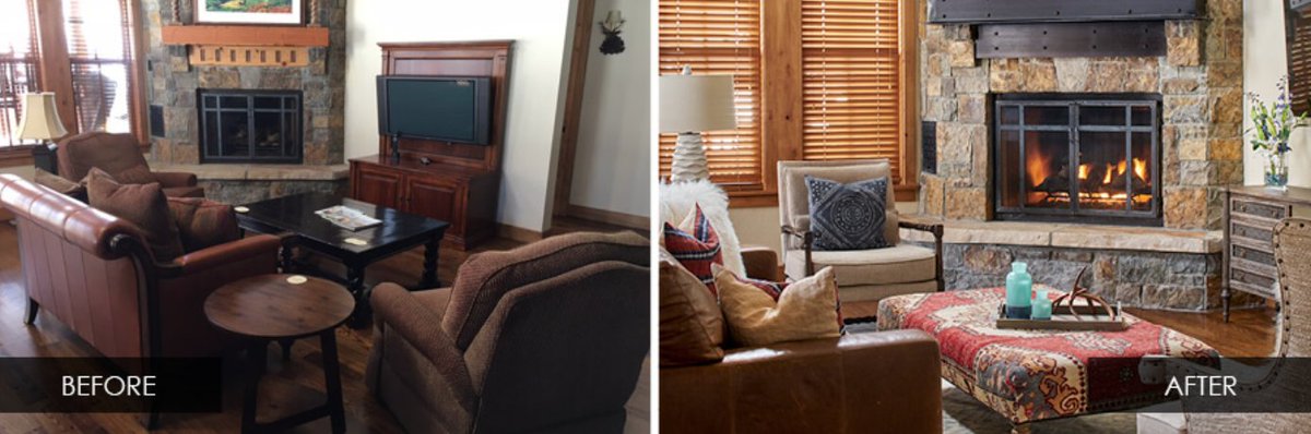 verticalarts's tweet photo. "​If a little texture goes a long way, then this mountain-home makeover ran a marathon." Head over to @CO_HomesMag for a complete walk through of this dramatic #VAdesigned remodel in #Steamboat! https://t.co/ogLX8mgVCS https://t.co/L0Y4KzpqrP
