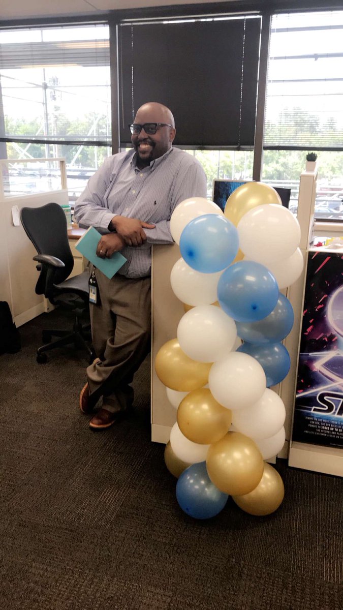 TerrishiaJenai's tweet photo. Started the work week off with a celebration...Happy bday @Team_Weldon #issaparty #birminghamdelivers #teamWeldon https://t.co/jGoQo1CtBt