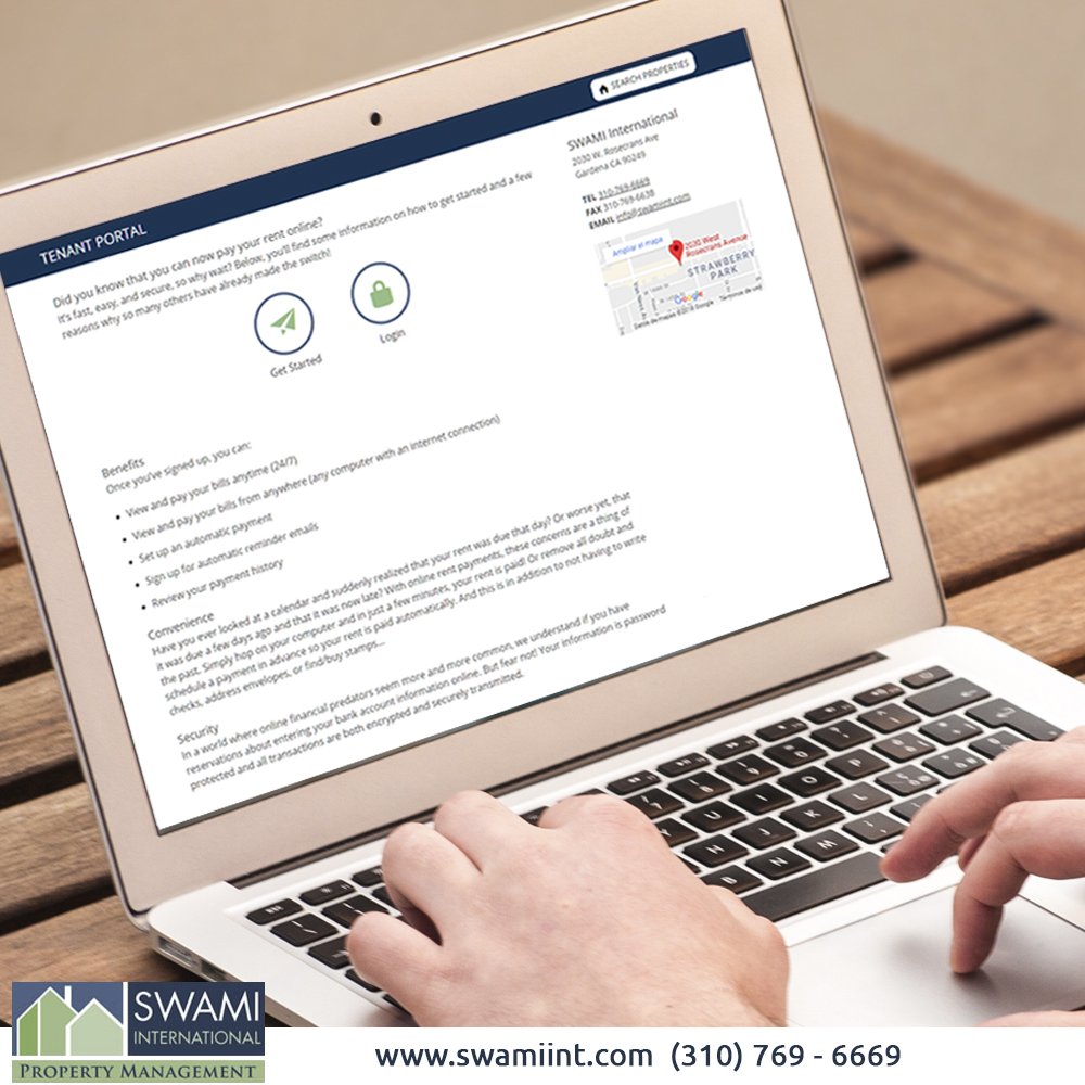 SwamiInt's tweet image. Here at SWAMI INTERNATIONAL, we know that it is #Convenient to pay your rent online. Renting with Swami will make your life easier: pay rent online! swamirentals.com/tenant/tenant-…
