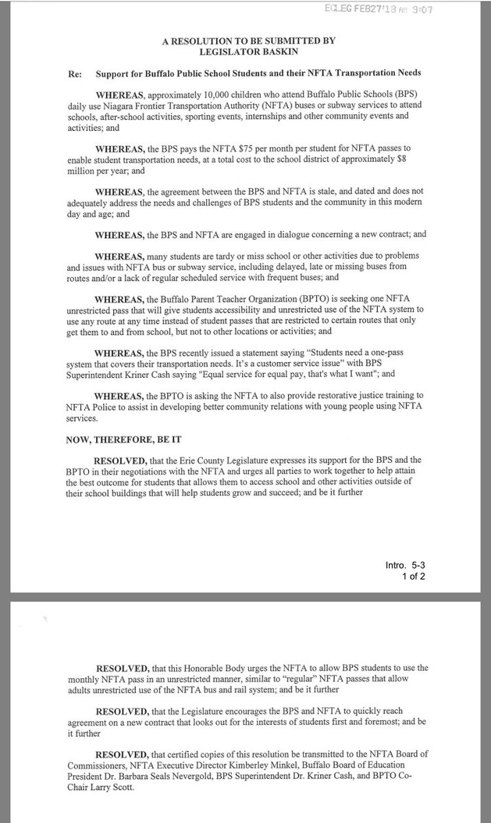 AprilBaskin716's tweet photo. Congrats to Buffalo Public Schools and the hard working advocates of @BPTO_BuffPTO on progress with the NFTA agreement regarding student bus pass accessibility. I’m proud to have sponsored the legislature resolution in support of your efforts to meet the needs of local students! https://t.co/wkg5sXlNFz