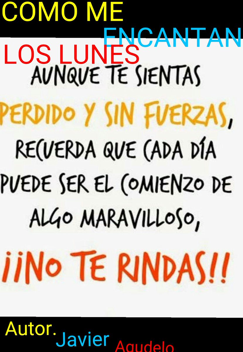 EL_CORONEL_007's tweet photo. Todo lo que necesitas es ignorancia y confianza: éxito seguro.
Autor.javieragudelo
#NOSOTROSTESEGUIMOS
#BANCODESEGUIDORES
#CADENADESEGUIDORES
#QUIEROMASSEGUIDORES
#TeamFollowBack
#ADAY10000
#ELSEGUIDOR
#TESIGOALISTANTE
#TEAMGENECIS
#SEGUIDORSEGURO
#SIGUEMEYTESIGO
#LAPESTE
#LOMALO https://t.co/w7ftLgE0J9