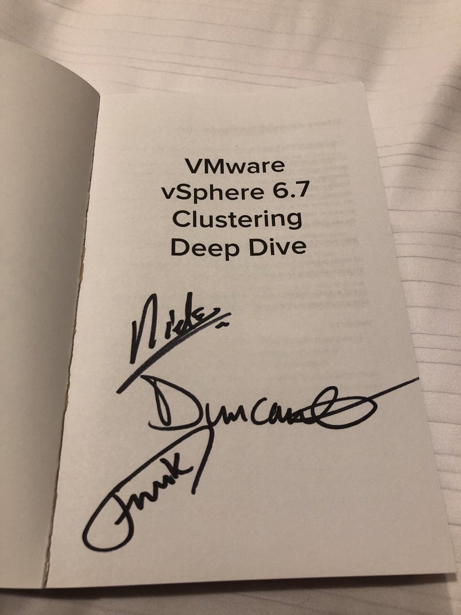 BillBaerwalde's tweet image. Thanks @rubrikInc for #ClusteringDeepDive. Even got it signed!!!