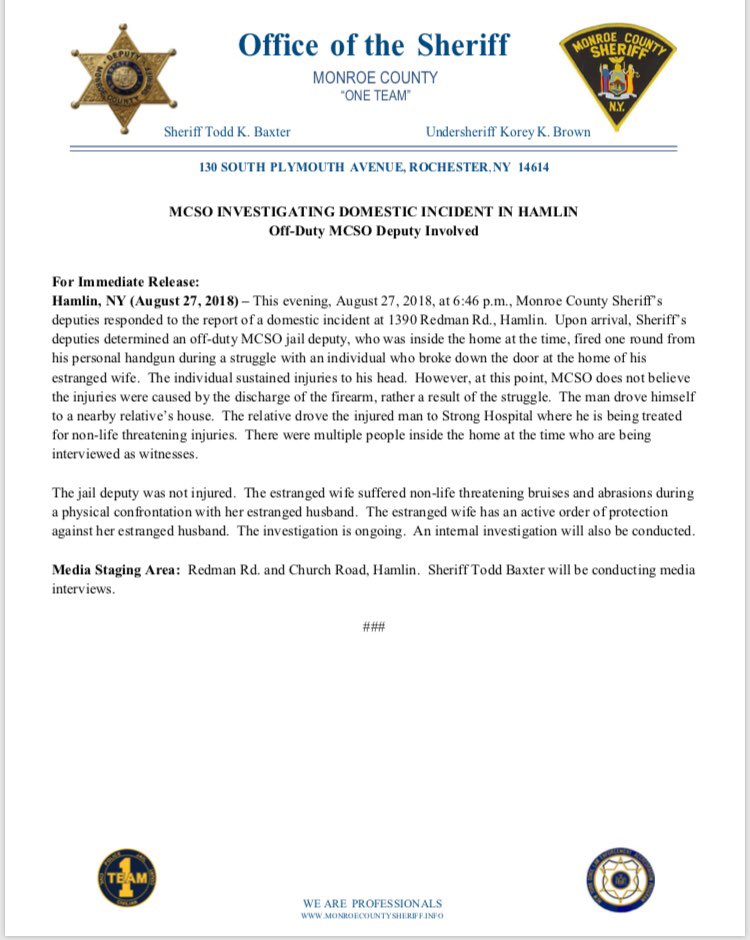 MCSO Investigating Hamlin Domestic Incident