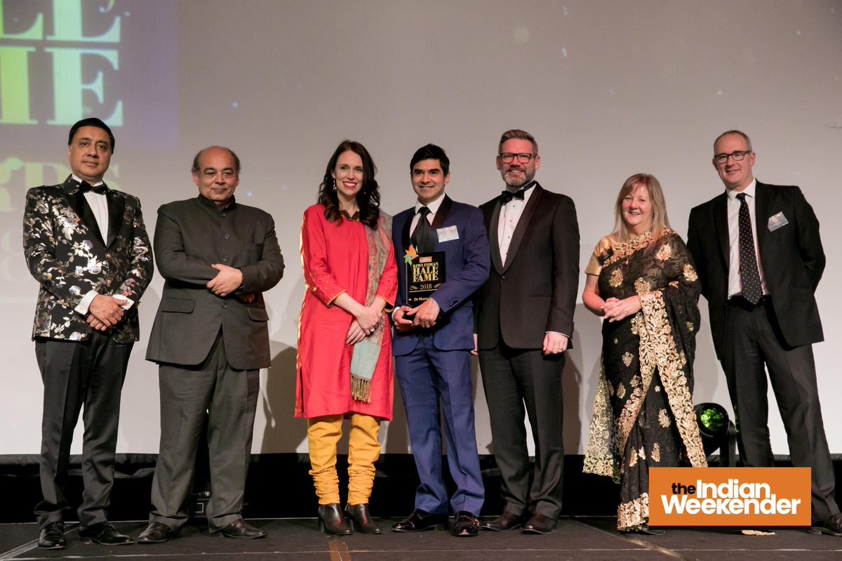 Felicitations to those recognised at the Indian Weekender Kiwi Indian Hall of Fame awards. This year’s inductee into the Kiwi Indian Hall of Fame is skin cancer surgeon Dr Sharad Paul. #KIHOF18 #KiwiIndianDiaspora