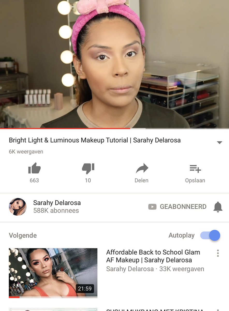 Watching @iheart_sarahy latest YouTube video 😍🙌🏼