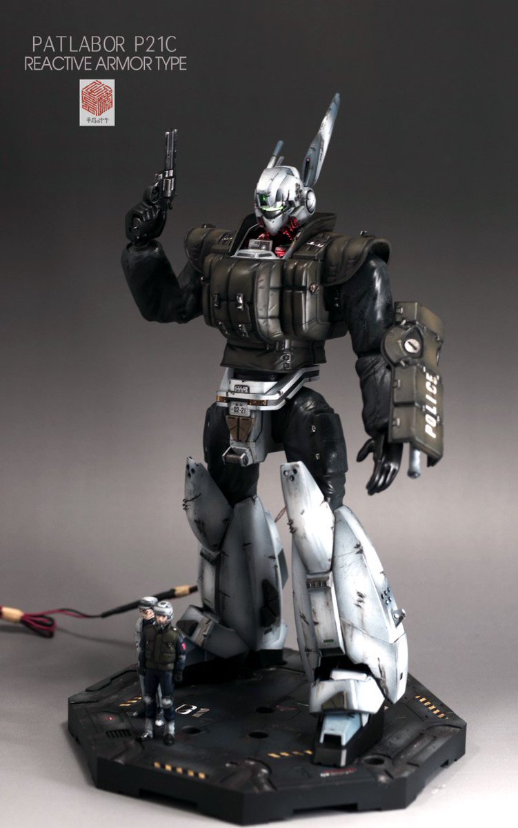Patrol_Labor's tweet photo. Ingram 1 Reactive Armor 1/35 Bandai
By G-Collectus (https://t.co/fy1O6dQSAe)
#PatD #Patlabor #PatlaborDipendente #PatlaborOnWeb #Ingram #Ingram1 #ReactiveArmor #Bandai #PatlaborTheMovie2 #LaborOnWeb https://t.co/vBh4WpuOS1