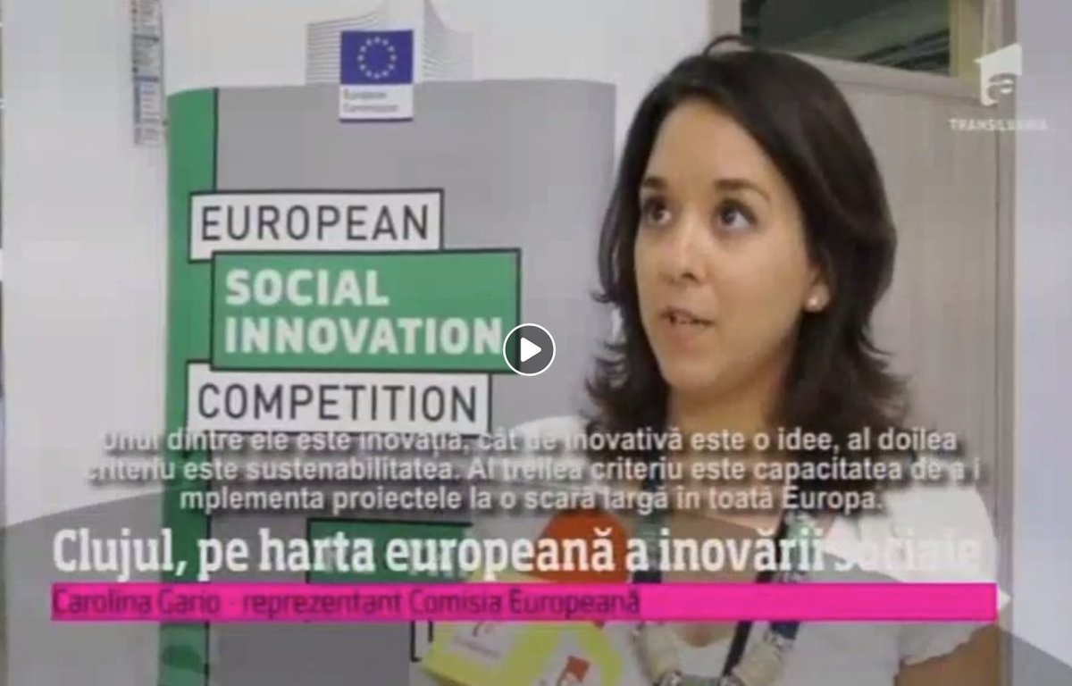 EUSocialInnov's tweet photo. Watch the @antena1cluj (Antena 1 Transilvania) TV coverage about the #diogochallenge competition and academy in #ClujNapoca #Romania a few weeks ago in July. #socinn https://t.co/AovwiJuVfm https://t.co/h2PSk7caIL