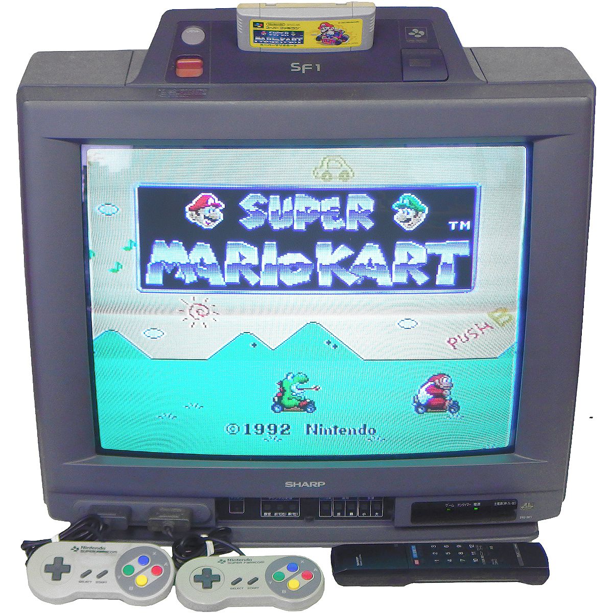 SHARP SF-1 21G 油っこく スーパーファミコン内蔵テレビ SHARP SF-1 21G 油っこく スーパーファミコン内蔵テレビ