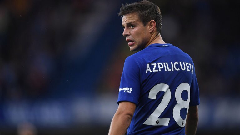 Happy birthday to Chelsea defender Cesar Azpilicueta, he turns 29years today.. 