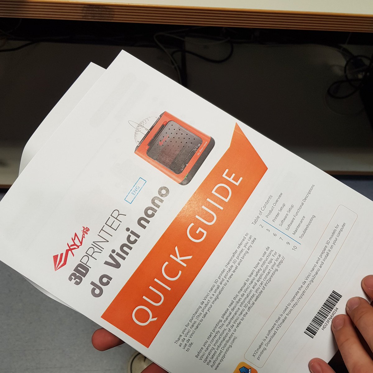 EmmanuelViv's tweet photo. #imprimante3d #3dprinter #davincinano en cours de préparation pour les #ecole de #bethisysaintpierre dans #oise #arcba La rentrée #scolaire se prepare https://t.co/PbocdwIwIN