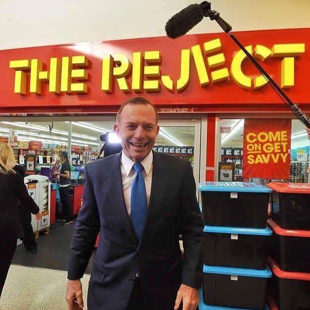 freeradicalone's tweet image. #auspol Abbott wants this #photo removed. Feel free to share the shit out of it. Shared from those that vote #thereject #Tonyabbot