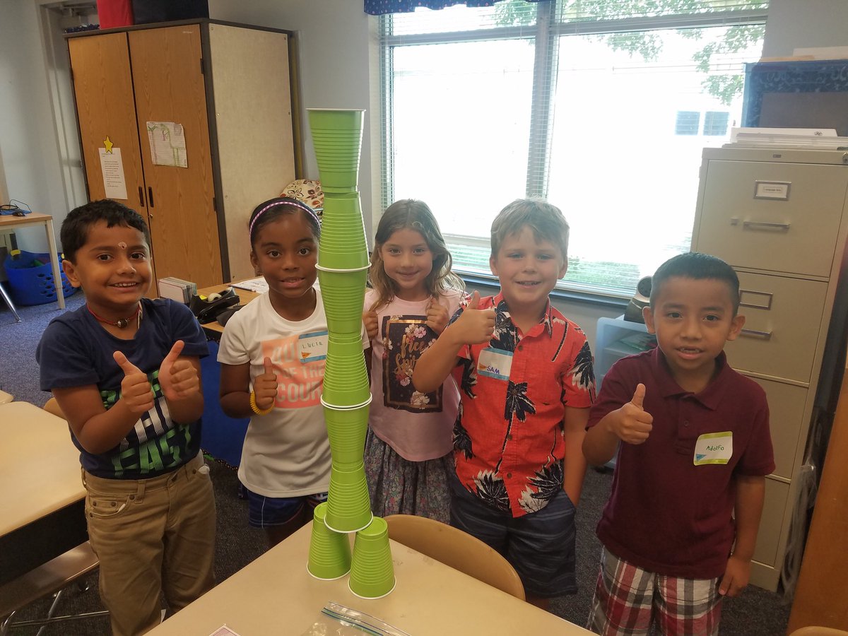 MrsDouglas17's tweet image. Today was the first day of school and we hit the floor running! #the4Cs #theengineeringprocess @WeatherstoneES