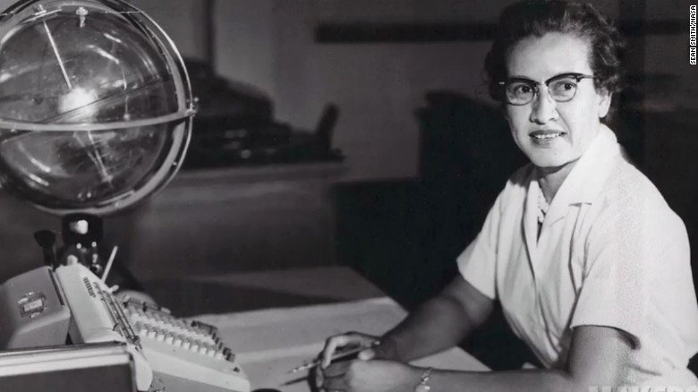 CNN's tweet photo. Katherine Johnson, the woman who hand-crunched the numbers for America's first manned space flight, turned 100 yesterday https://t.co/HPJKfGSUqD https://t.co/5J210GGZFF