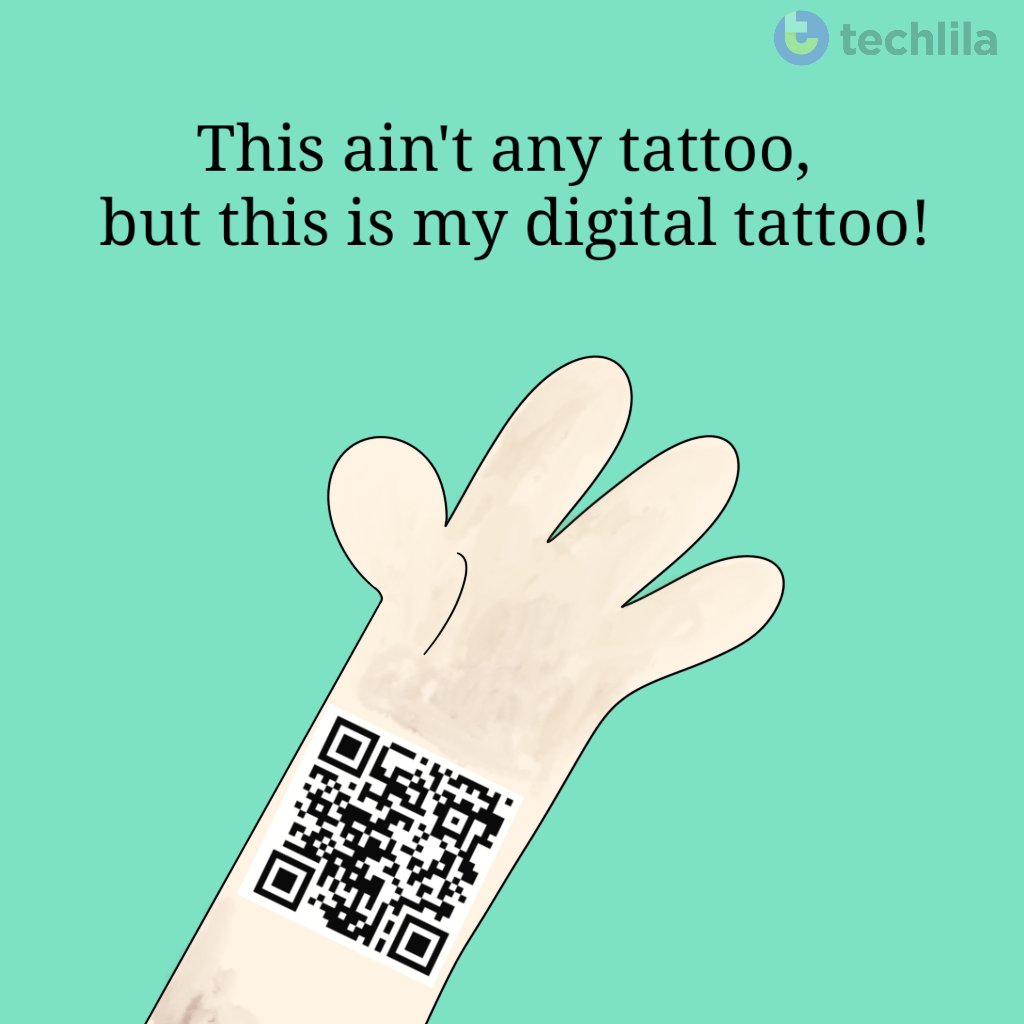 TechLilaBlog's tweet image. A permanent digital tattoo for identification 😎

#barcode #DigitalTattoo #TechLilaToons