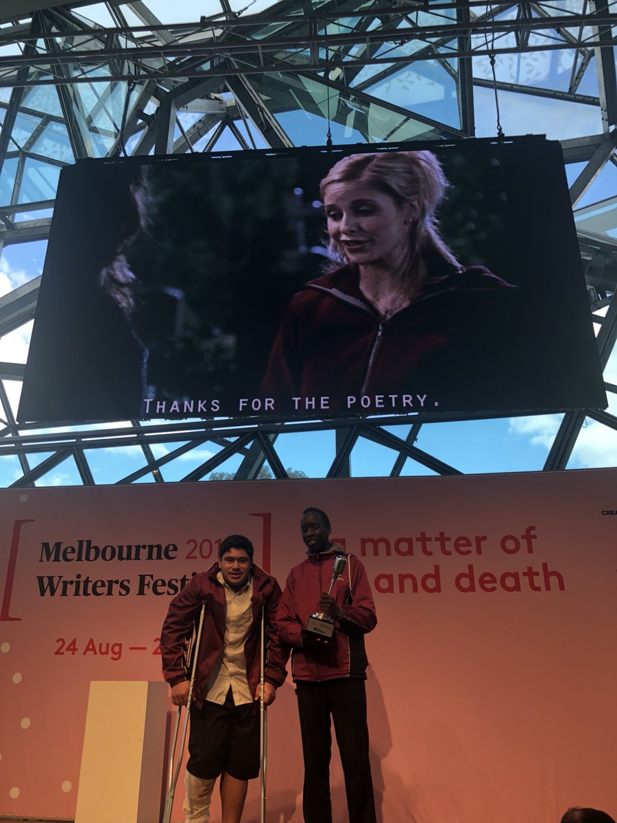 easybee's tweet image. Oh! Congratulationstp St Albans! Winners of #outLoud18 at the #MWF18