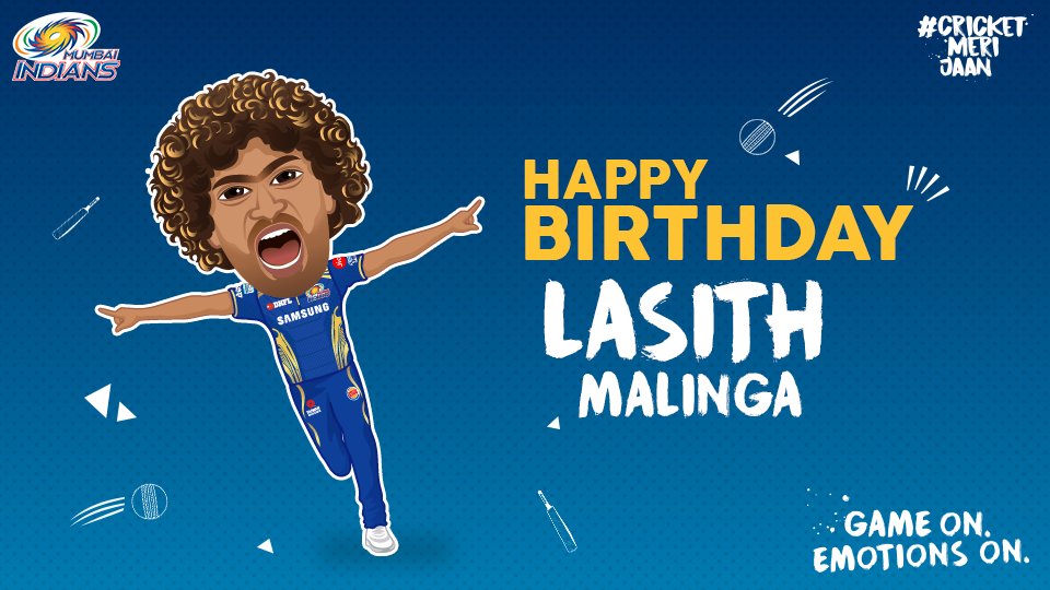 Happy birthday lasith malinga 