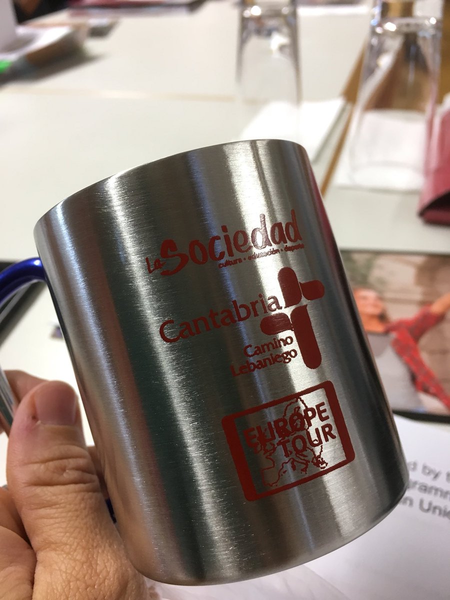 Gracias @JubileoLeb for giving the #EUROPETOUR partnership such a lovely gift !! #EuropeForCulture #culturalheritage #pilgrimage