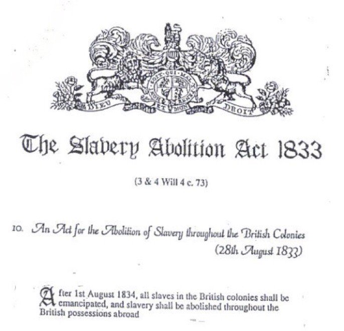 Image result for Royal Assent on August 28, 1833 abolishing slavery