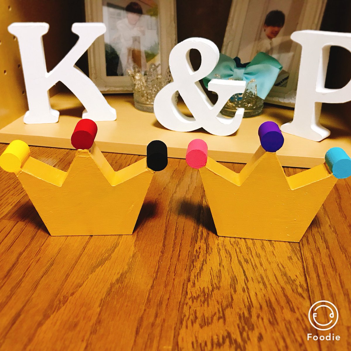 ゆいゆい 王冠オブジェ 頑張っていろぬりぬりした ちょこっと Diy 王冠 キンプリ 平野紫耀 永瀬廉 高橋海人 岸優太 神宮寺勇太 岩橋玄樹