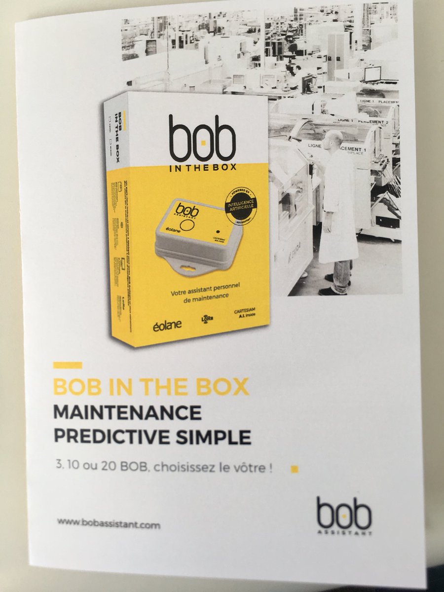 Sebastien Chatelier (@chatelierseb) on Twitter photo .@EolaneGroup fier de présenter son assistant de maintenance prédictive Bob Assistant à l’#UEMedef18 avec @CartesiamFrance et <a href="/comiterichelieu/">Comité Richelieu</a>. Venez tester la simplicité de Bob sur notre stand dans l’Espace Innovation ou RDV sur bobassistant.com pour embaucher Bob! .@EolaneGroup fier de présenter son assistant de maintenance prédictive Bob Assistant à l’#UEMedef18 avec @CartesiamFrance et <a href="/comiterichelieu/">Comité Richelieu</a>. Venez tester la simplicité de Bob sur notre stand dans l’Espace Innovation ou RDV sur bobassistant.com pour embaucher Bob!