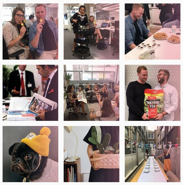 MediaplanetIE's tweet photo. Do you follow our Instagram? It's partly #puppies #plants #parties and #projectmanagers, but mostly it's a sneaky look #behindthescenes at what goes into each of our awareness campaigns from HQ in #London. #contentmarketing #agencylife https://t.co/gduYzQmRJj