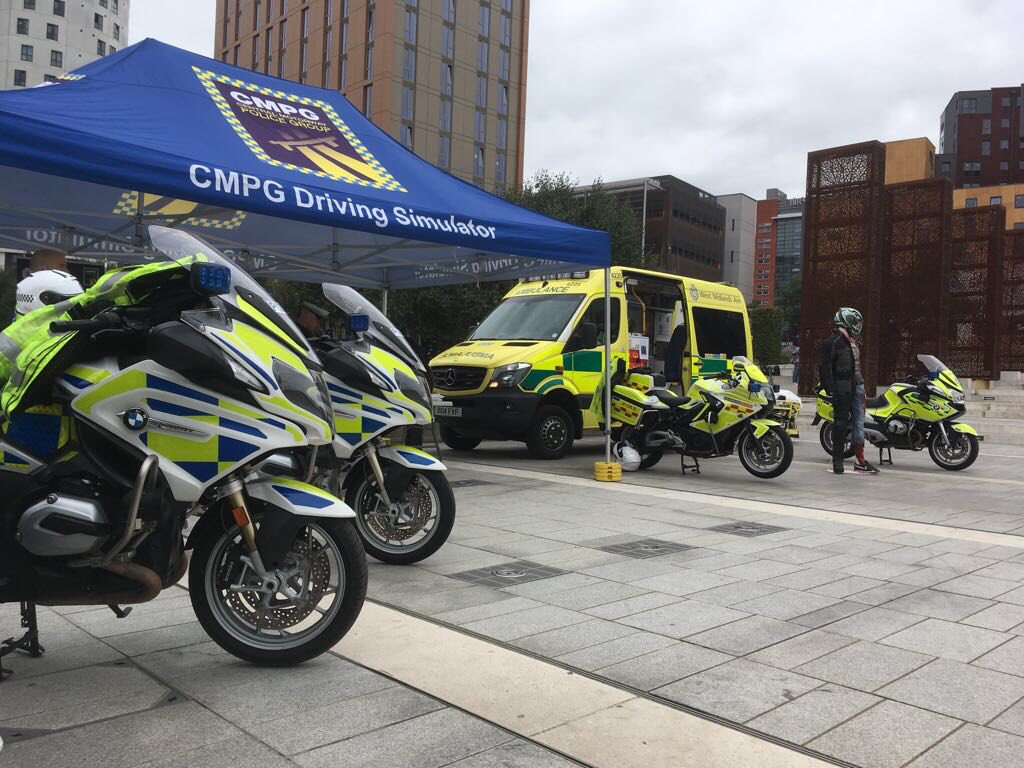 Out & about for Motorcycle Week of Action with @OFFICIALWMAS #Colin @adelegregory @WMPRHRT @Trafficwmp @WMFSRCRT @roadsafety @IAMRoadSmart #DressForTheSlideNotTheRide #WhatsYourPlanB #MWoA
